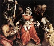 Lorenzo Lotto, Mystic Marriage of St Catherine